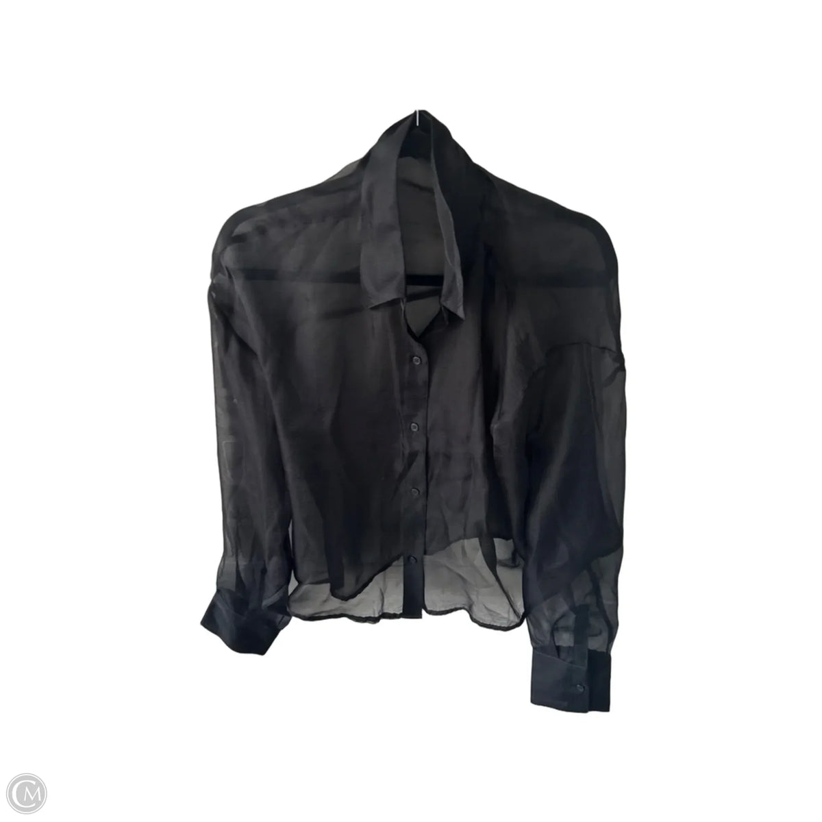 Top Long Sleeve By Express In Black, Size: M