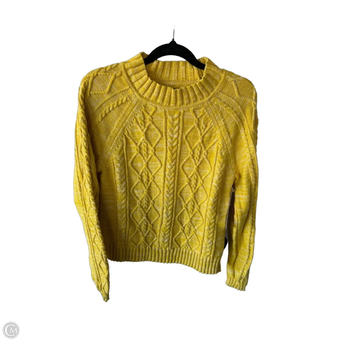 Sweater By Gap In Yellow, Size: S