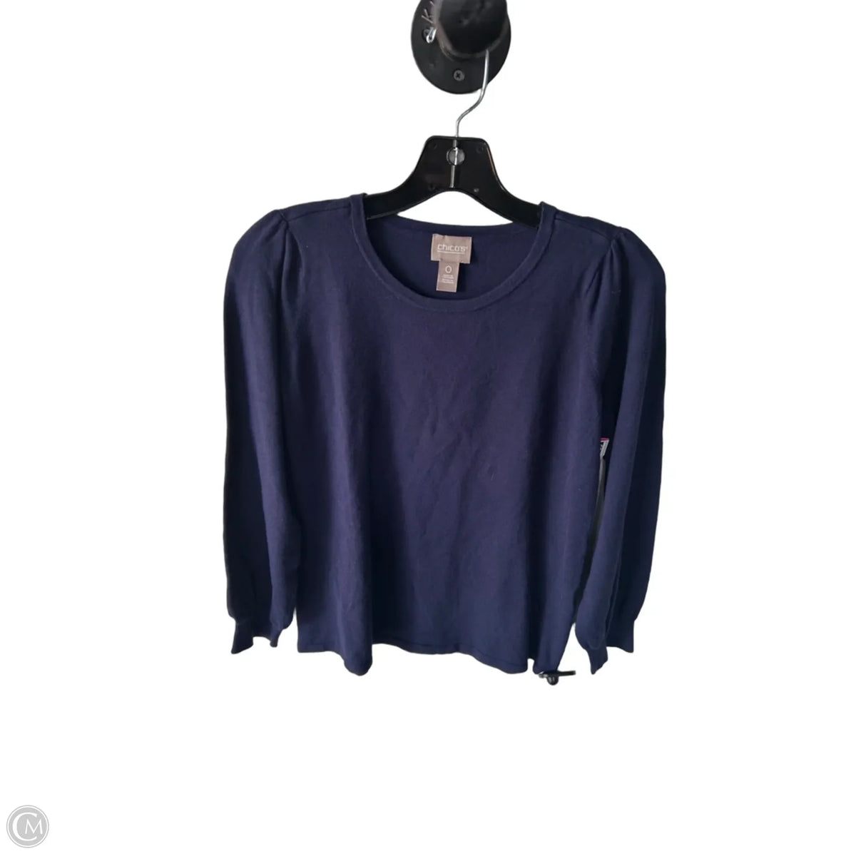 Sweater By Chicos In Blue, Size: S