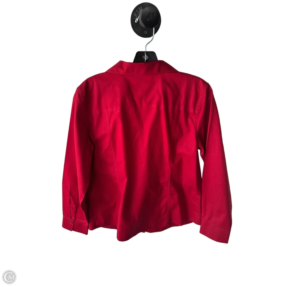 Top Long Sleeve By Chicos In Red, Size: S