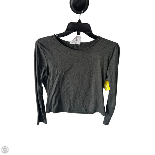 Top Long Sleeve By Sadie & Sage In Grey, Size: S