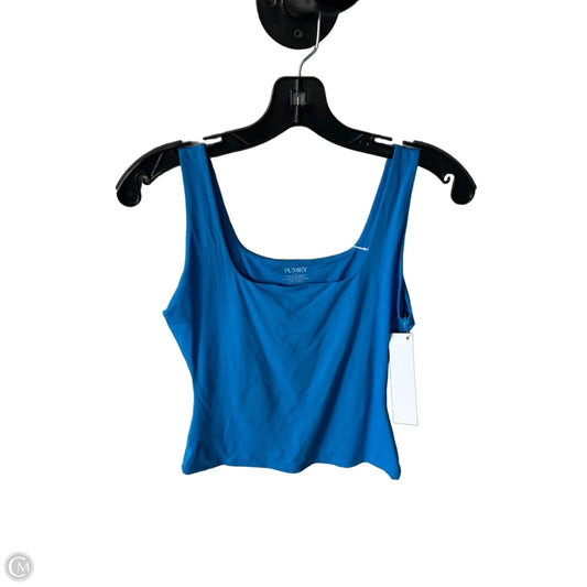 Top Sleeveless Basic By Pumiey In Blue, Size: M