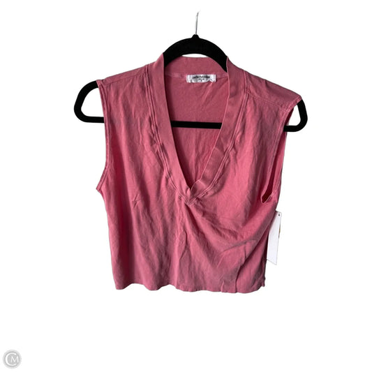 Top Sleeveless Basic By Perfectwhitetee In Pink, Size: S