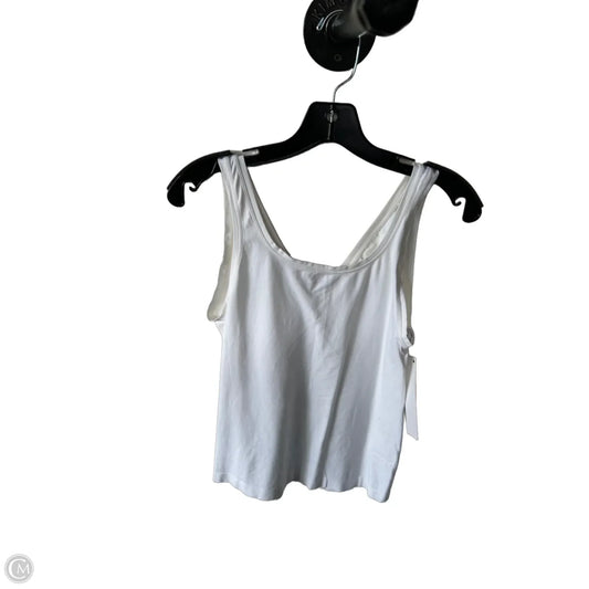 Top Sleeveless Basic By Soma In White, Size: L