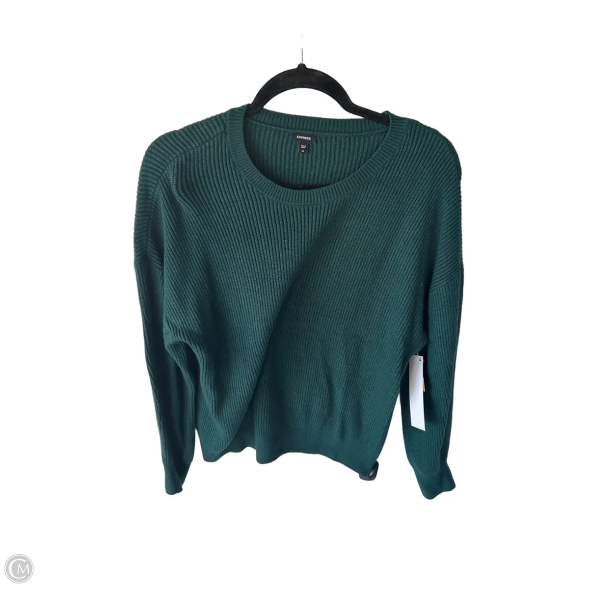 Sweater By Express In Green, Size: M