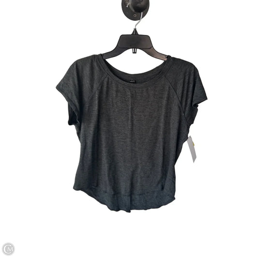 Athletic Top Short Sleeve By Kyodan In Grey, Size: L