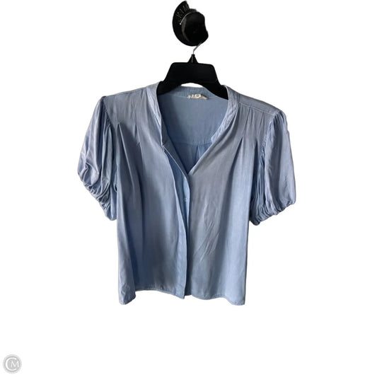 Top Short Sleeve By Easel In Blue, Size: S