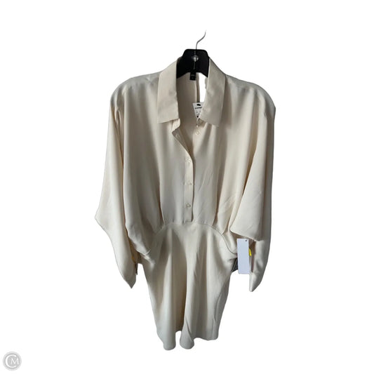 Dress Work By Express In Cream, Size: L