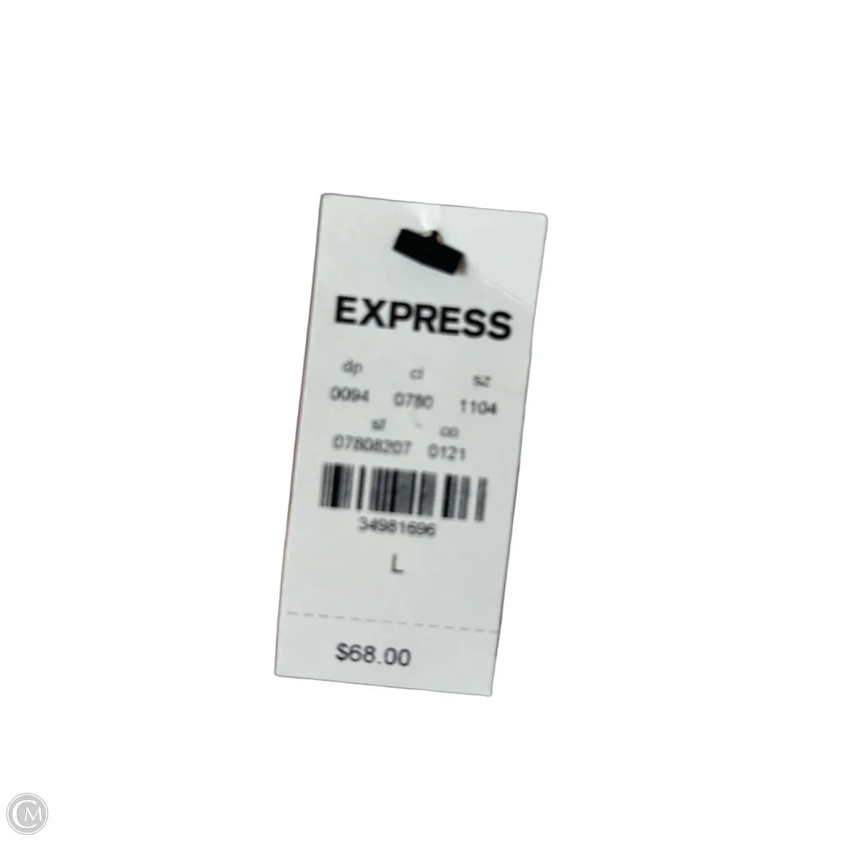 Dress Work By Express In Cream, Size: L