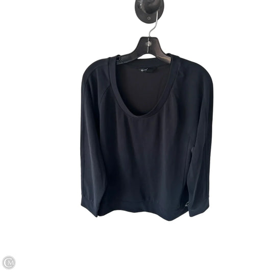 Athletic Sweatshirt Crewneck By Athleta In Black, Size: L