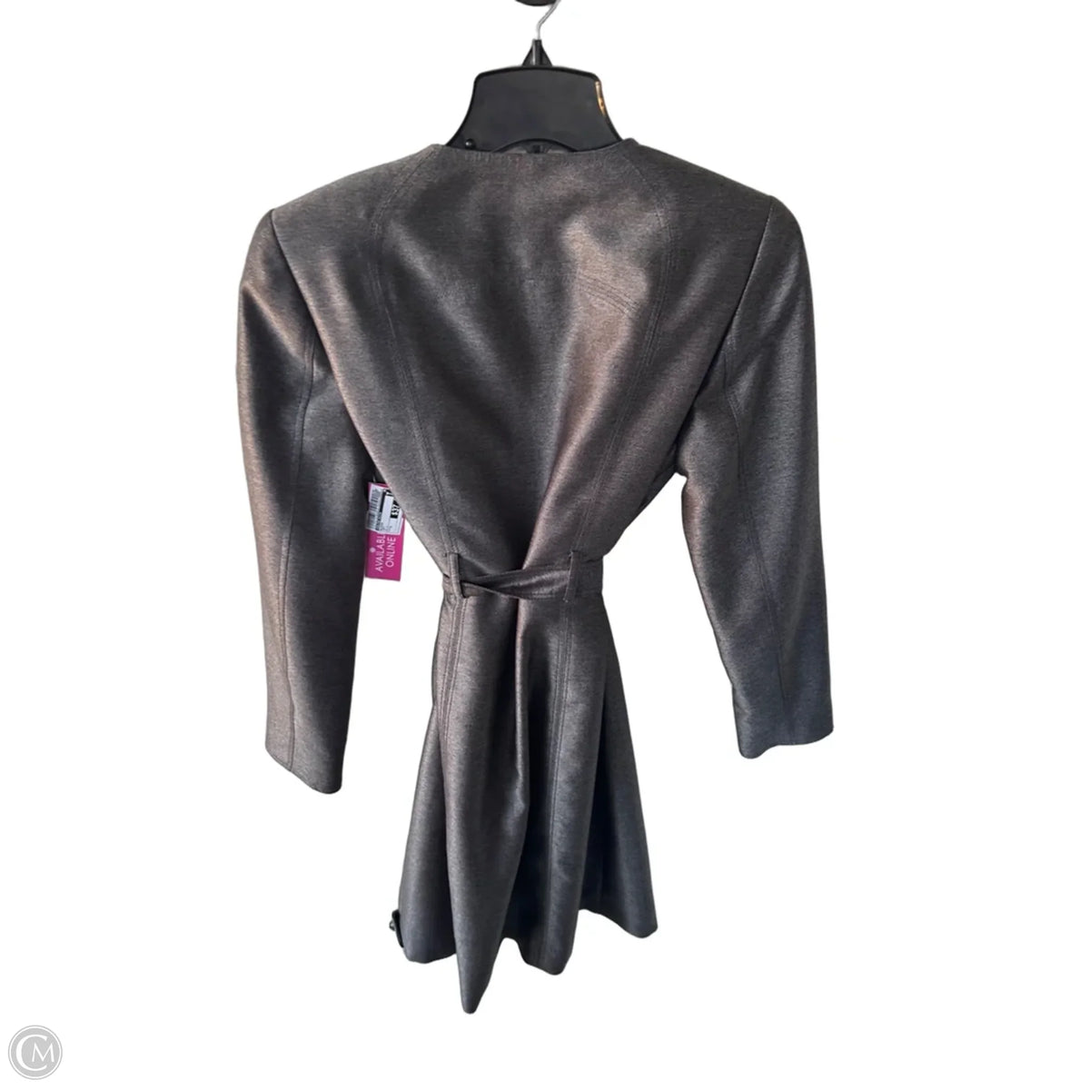 Blazer By Calvin Klein In Grey, Size: S