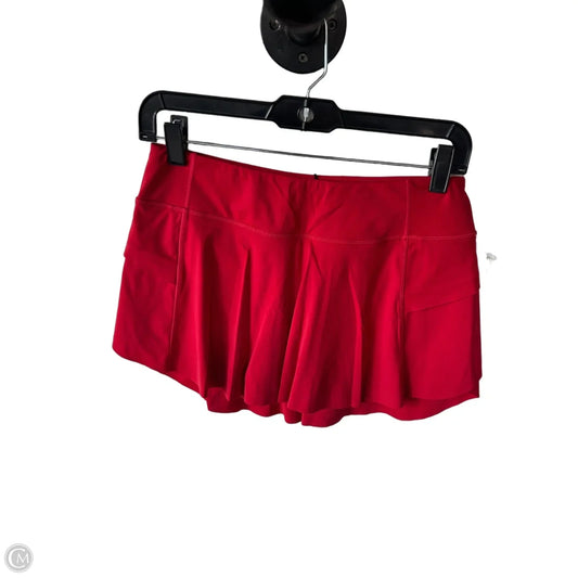 Athletic Skort By Zyia In Red, Size: S