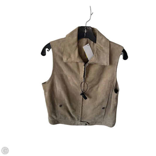 Vest Other By Theory In Tan, Size: L
