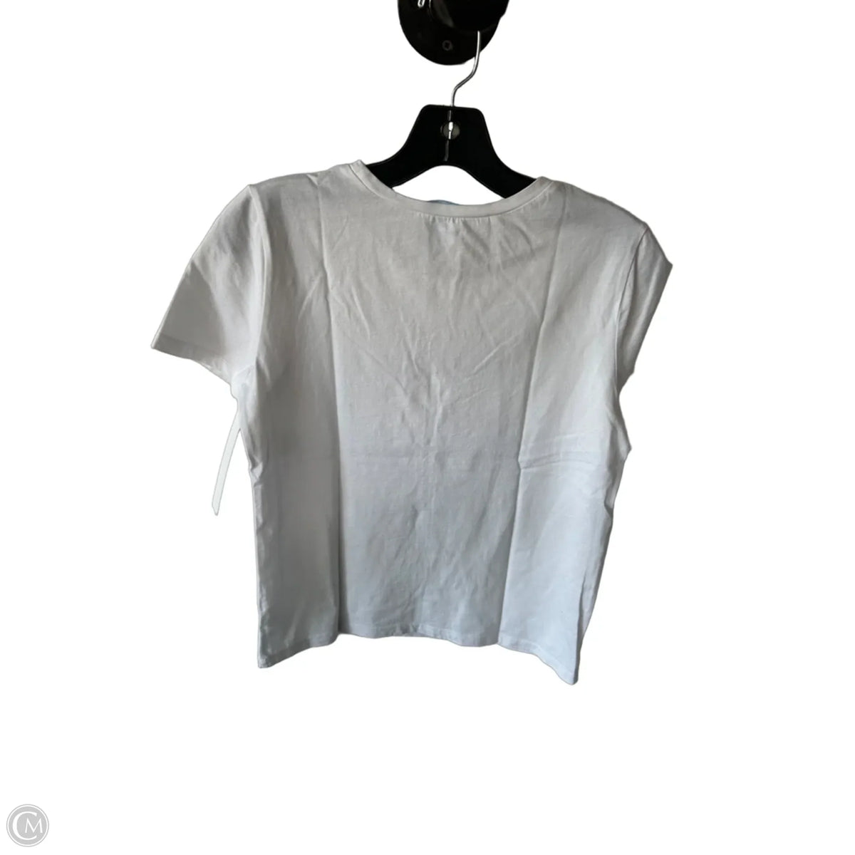 Top Short Sleeve Basic By Draper James In Blue & White, Size: S