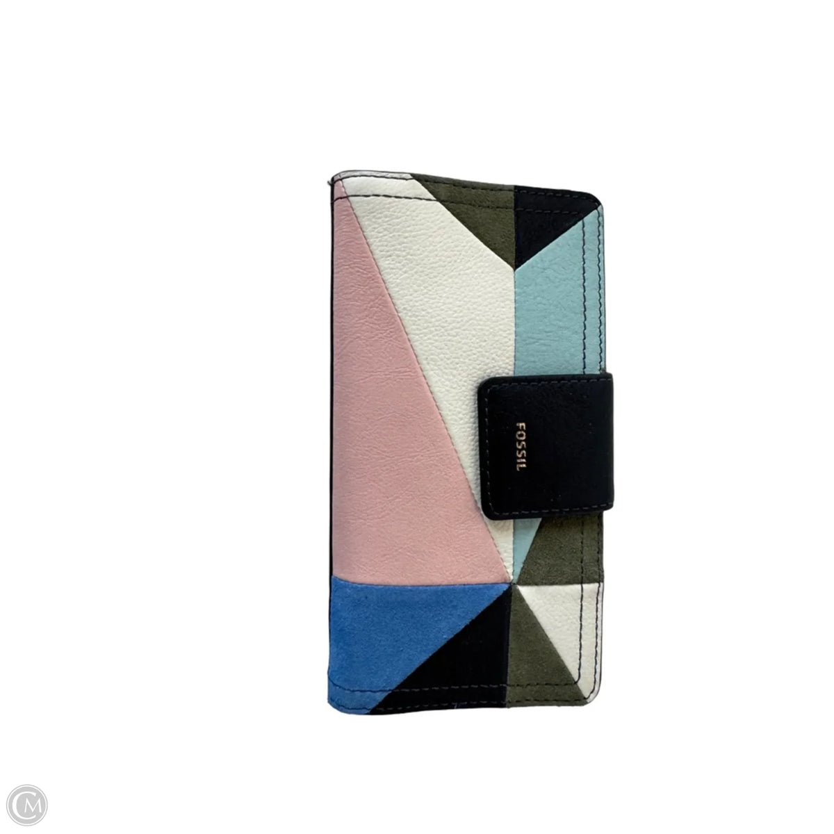 Wallet Leather By Fossil, Size: Medium