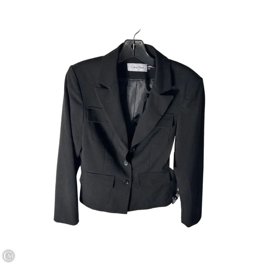 Blazer By Calvin Klein In Black, Size: S