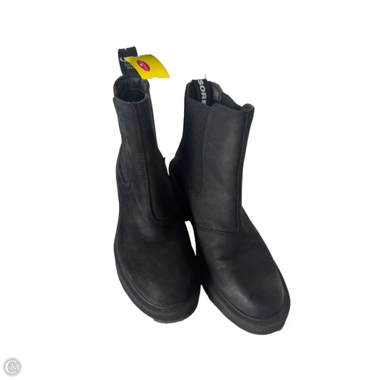 Boots Ankle Heels By Sorel In Black, Size: 7.5