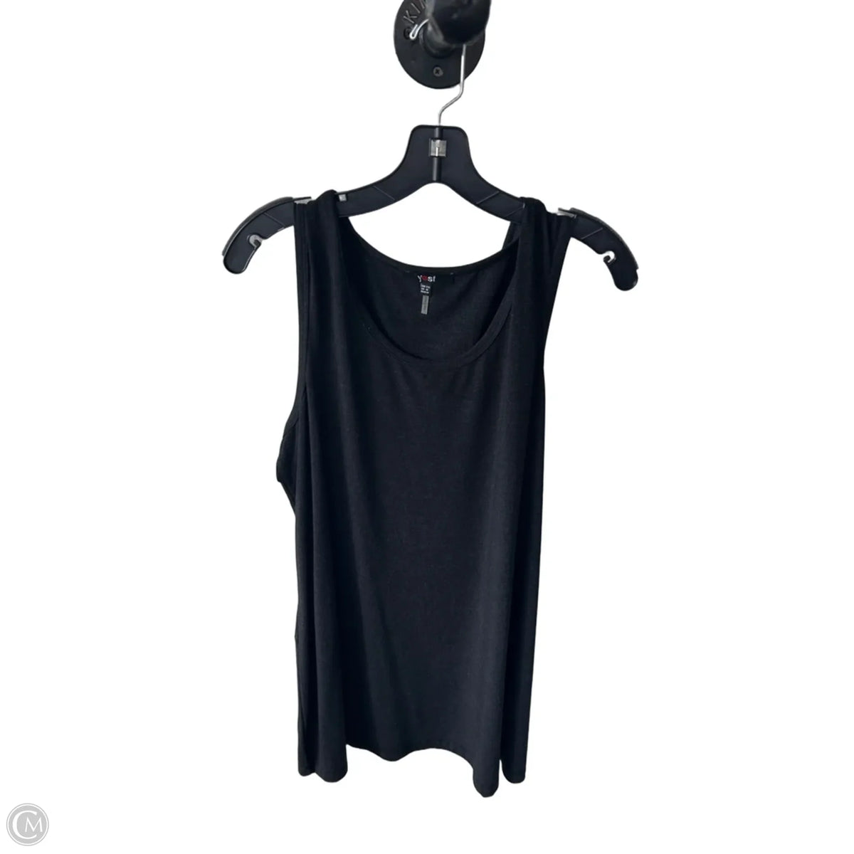 Top Sleeveless Basic By Yest In Grey, Size: 14