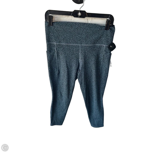 Athletic Leggings By Athleta In Black & Blue, Size: M