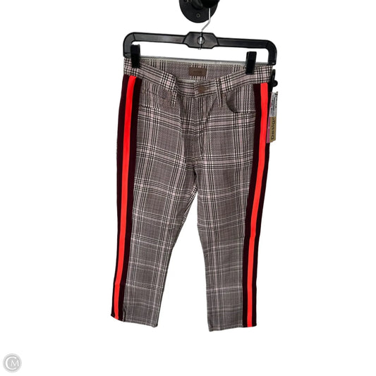 Pants Designer By Mother In Brown & Pink, Size: 2