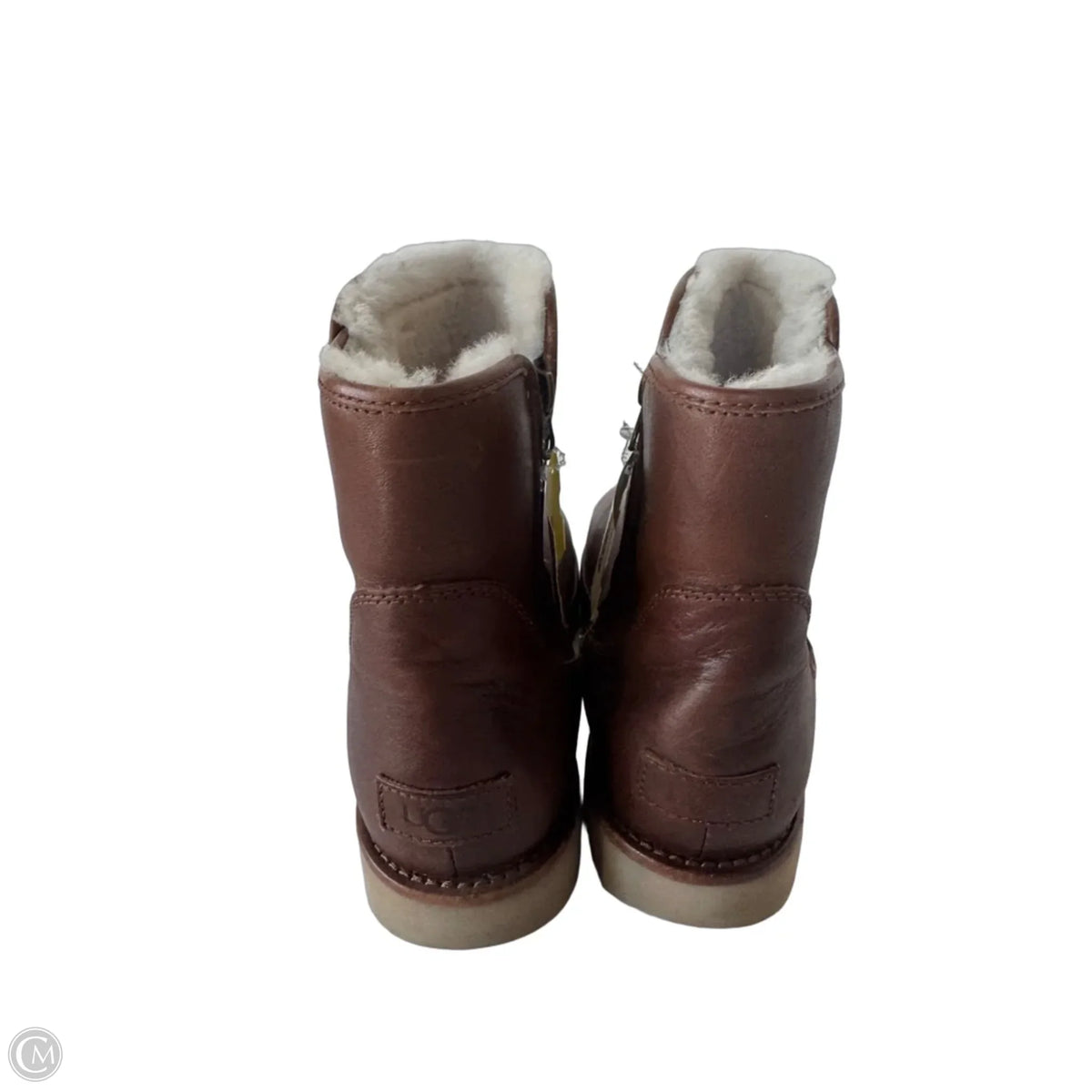 Boots Designer By Ugg In Brown, Size: 11