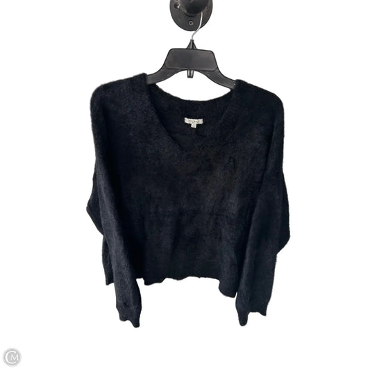 Sweater By Z Supply In Black, Size: L