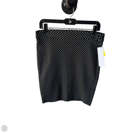 Skirt Mini & Short By Elle In Black & White, Size: M