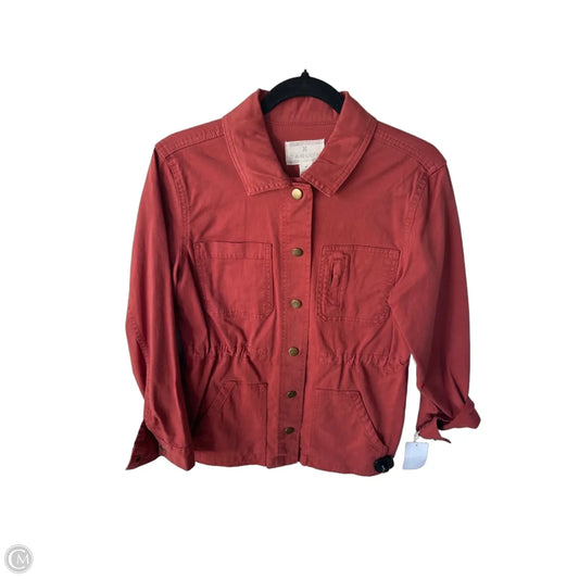 Jacket Other By Caslon In Red, Size: Xs