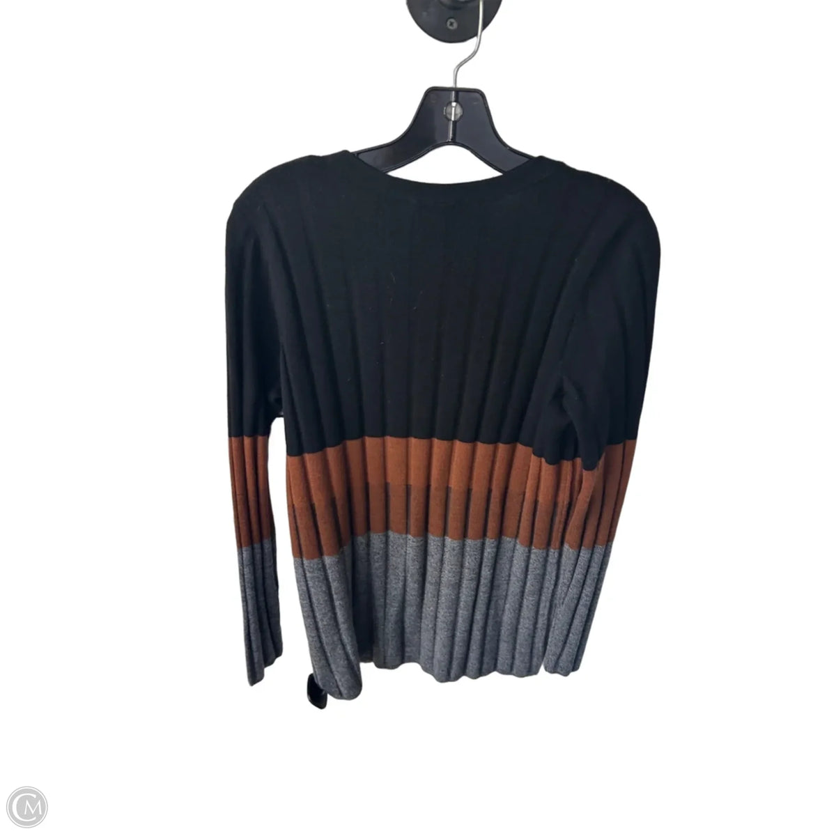 Sweater By Pendleton In Black & Grey, Size: Mp