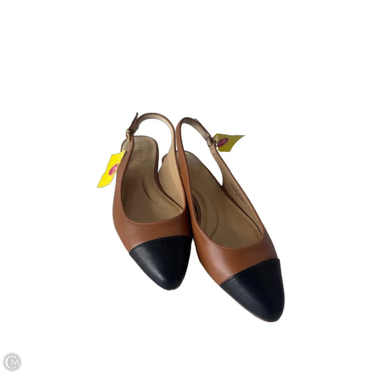 Shoes Flats By Talbots In Black & Tan, Size: 5