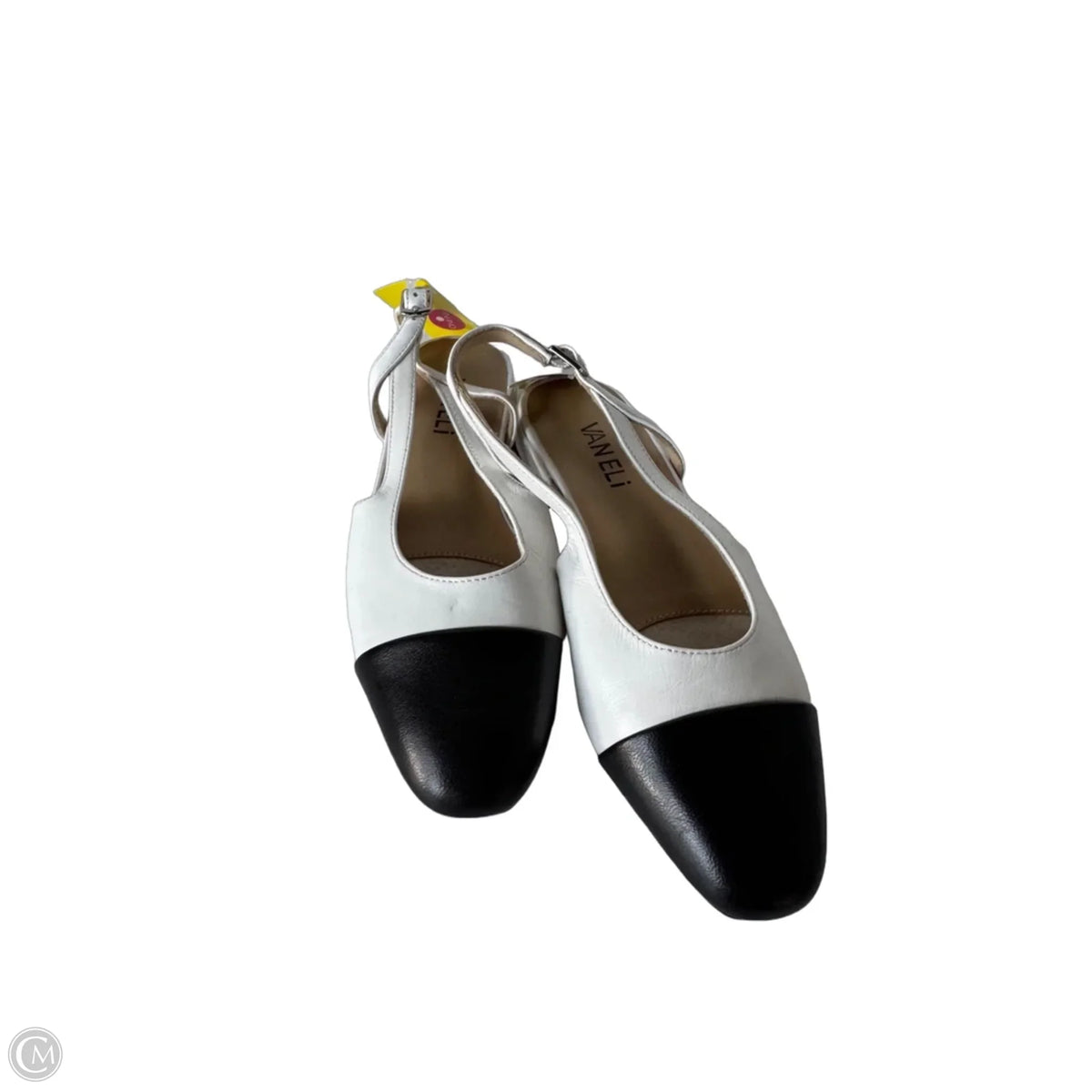 Shoes Flats By Vaneli In Black & White, Size: 5