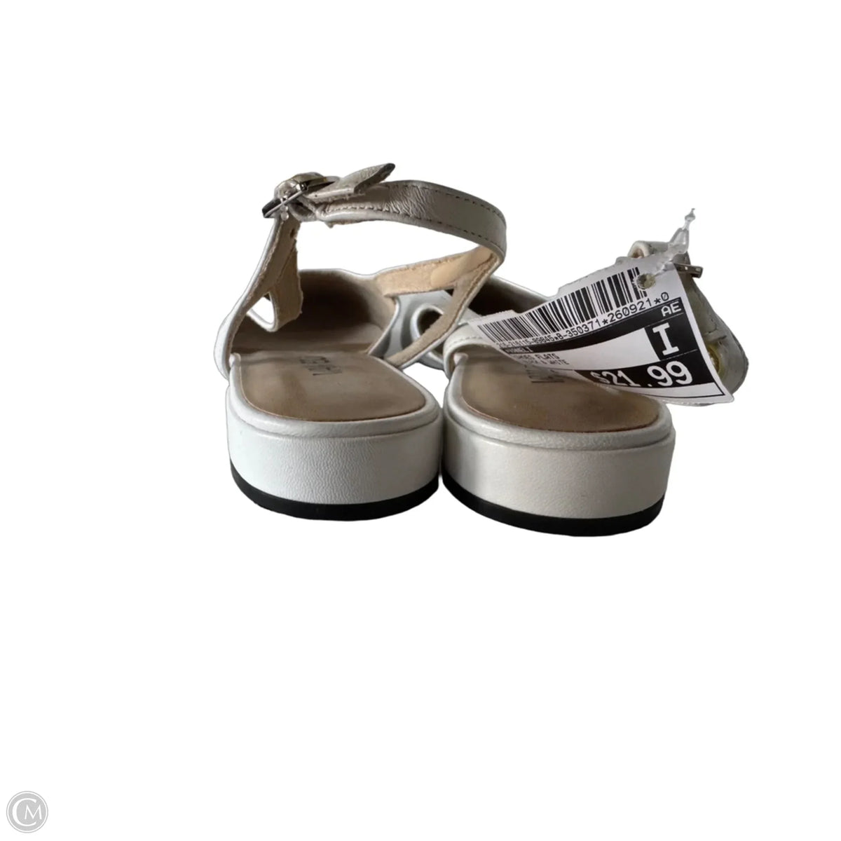 Shoes Flats By Vaneli In Black & White, Size: 5
