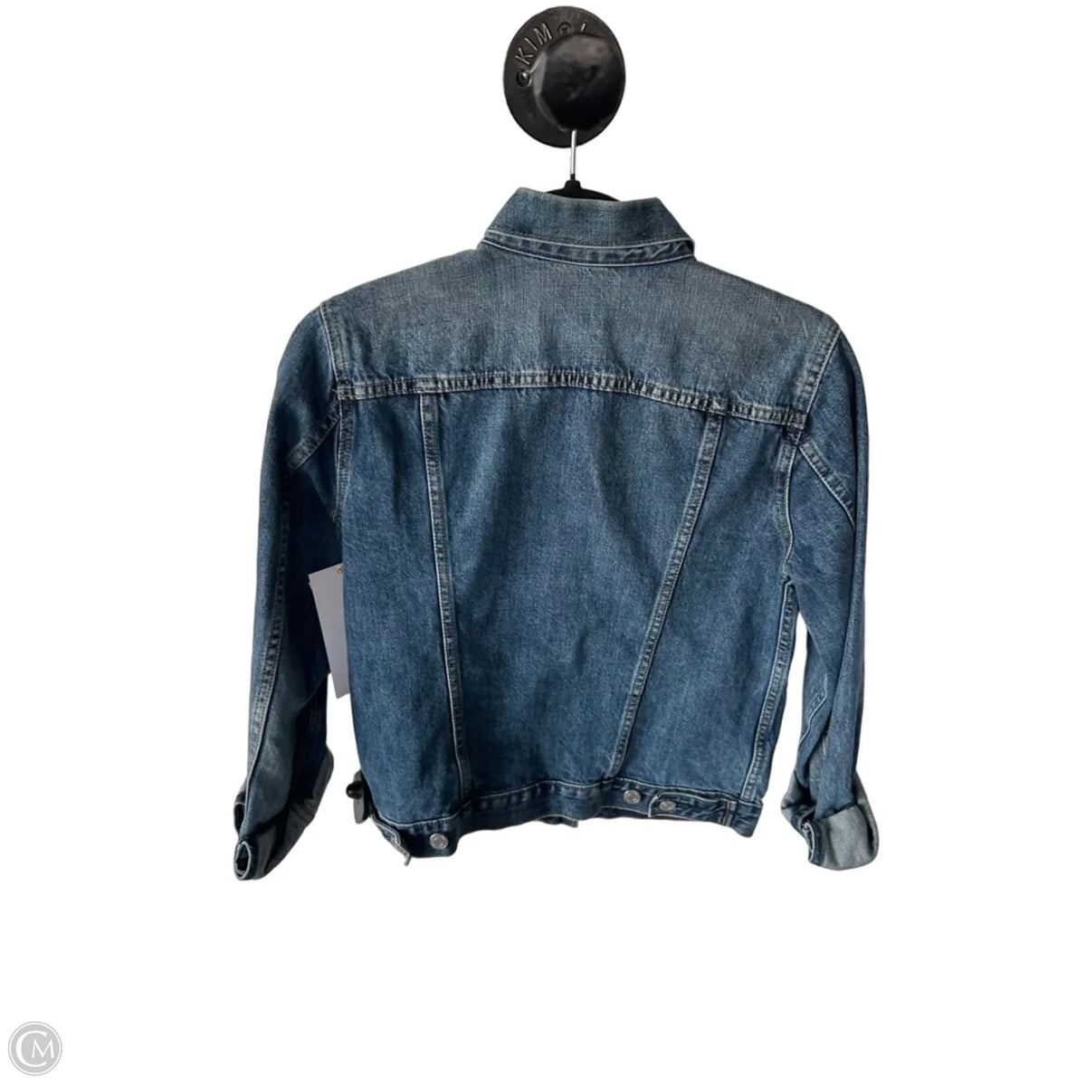 Jacket Denim By Gap In Blue Denim, Size: S