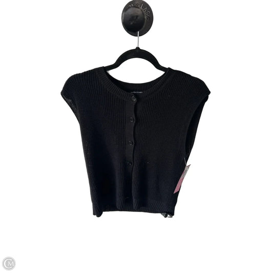 Vest Sweater By Eileen Fisher In Black, Size: Xxs