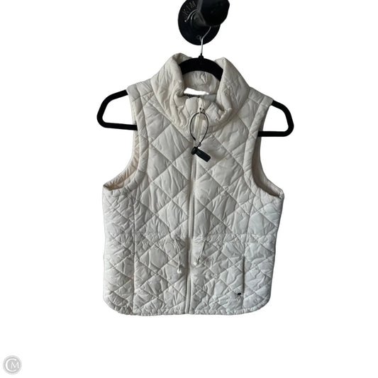Vest Puffer & Quilted By Bearpaw In Cream, Size: M