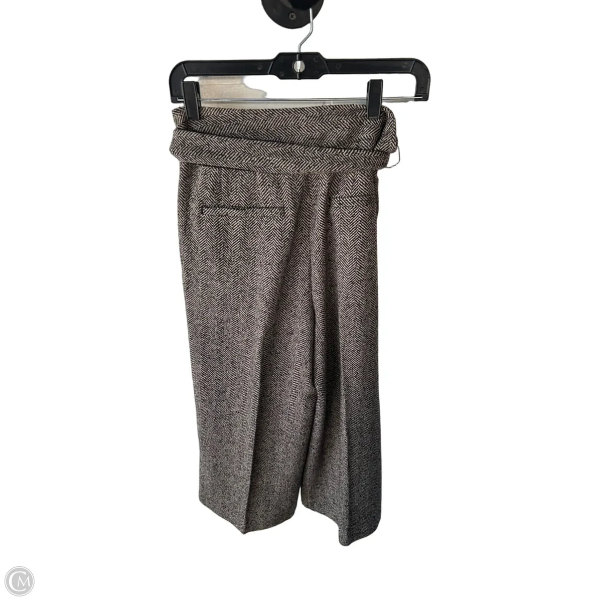 Pants Cropped By Dkny In Brown & Tan, Size: 4
