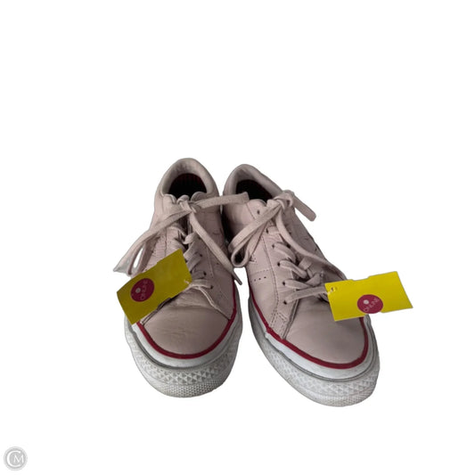 Shoes Sneakers By Converse In Pink & White, Size: 7