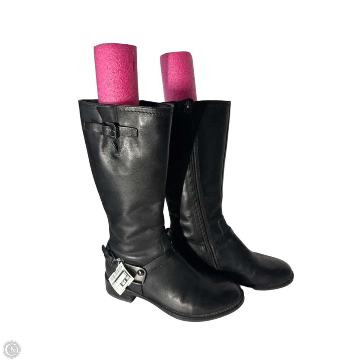 Boots Knee Flats By Ecco In Black, Size: 5