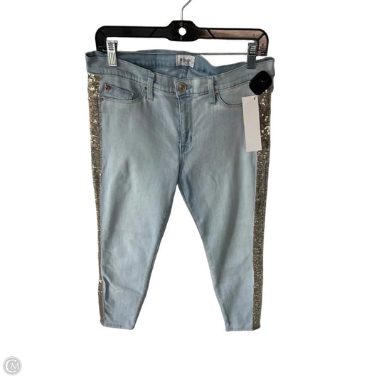 Jeans Skinny By Hudson In Blue Denim, Size: 10