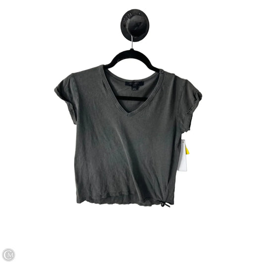 Top Short Sleeve Designer By All Saints In Grey, Size: Xs