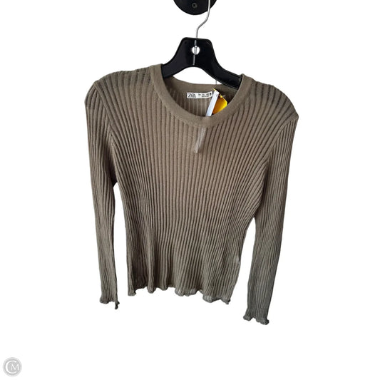 Sweater By Zara In Brown, Size: L