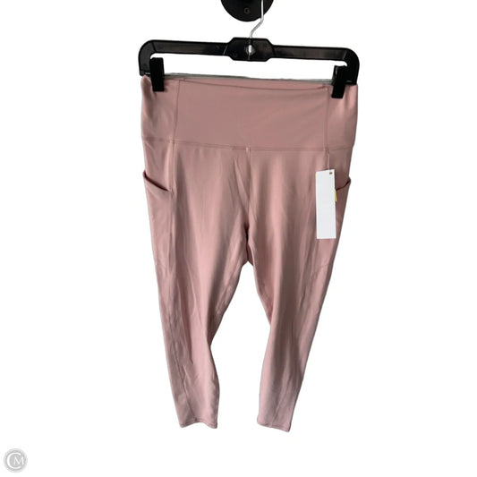 Athletic Leggings By Fabletics In Pink, Size: L