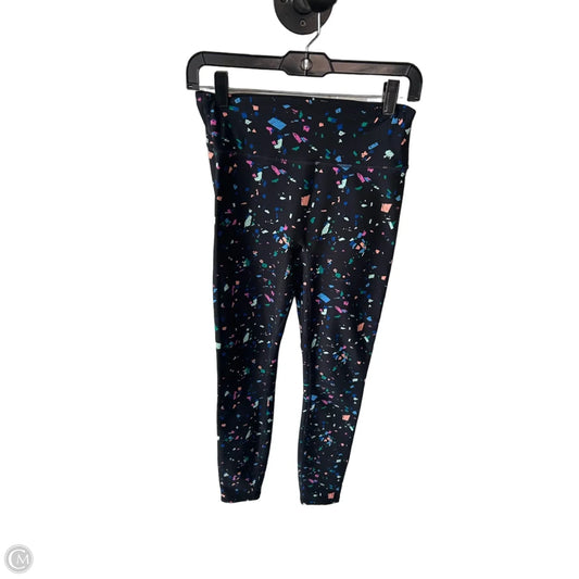 Athletic Leggings By Fabletics In Black & Blue, Size: M