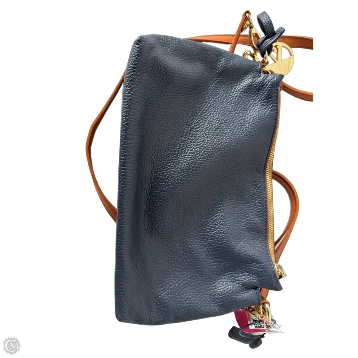 Crossbody Leather By Valentina, Size: Medium