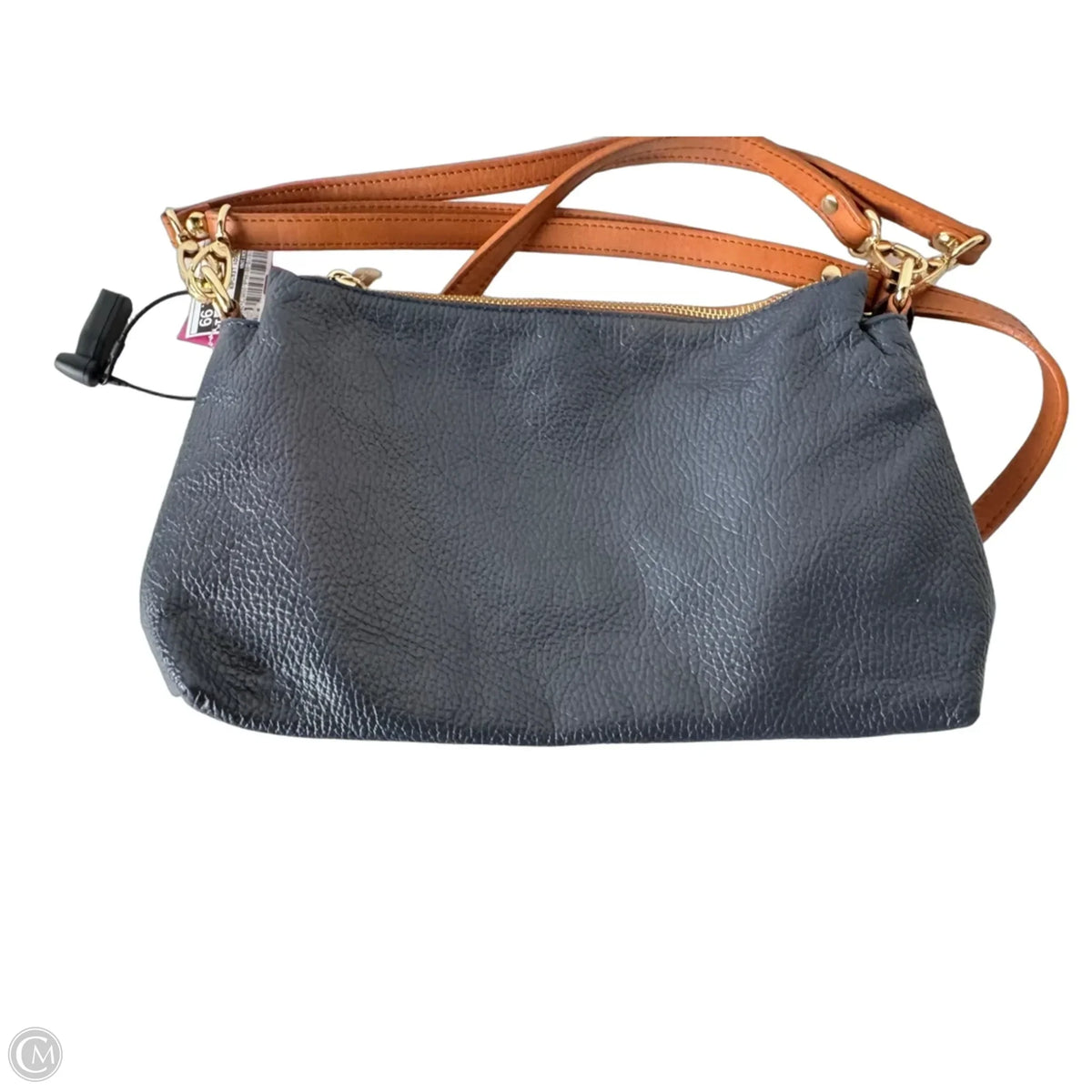 Crossbody Leather By Valentina, Size: Medium