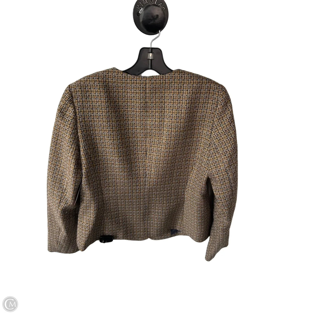 Blazer By Kasper In Black & Yellow, Size: M