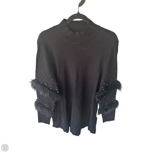 Sweater By Alfani In Black, Size: L