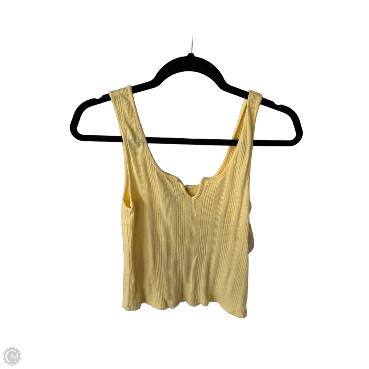 Top Sleeveless Basic By Pilcro In Yellow, Size: M