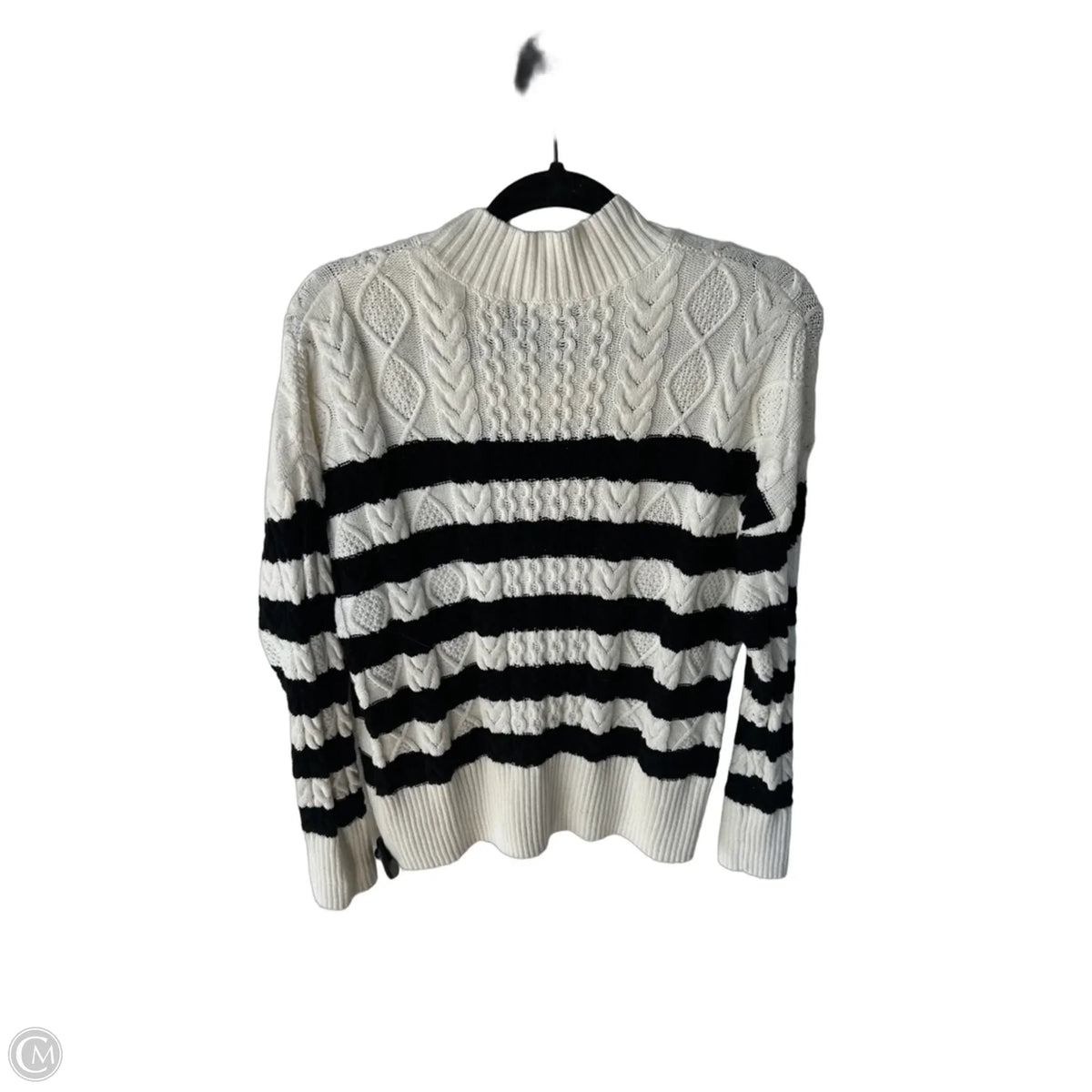 Sweater By Tahari In Black & White, Size: S