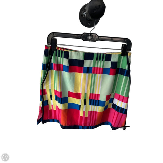 Athletic Skort By Golftini In Rainbow Print, Size: 2